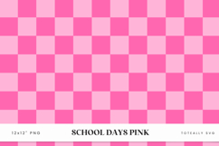 School Days Checkered Digital Pattern Product Image 7