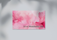 Alcohol ink art-inspired fluid texture with a pastel pink hue