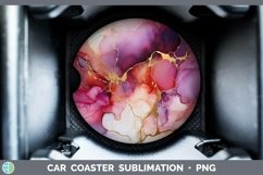 GorgeousPink Car Coaster design.