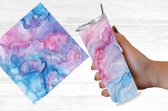 Pink And Blue Alcohol Ink Digital Paper Bundle Product Image 5