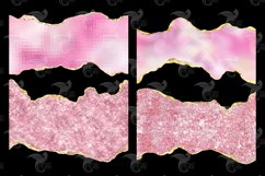 Pink and Gold Glam Edges Clipart Product Image 2
