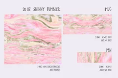 pink and gold glitter sublimation design for tumbler and mug and pen