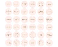 pink and gold instagram highlight icons