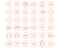 pink and gold instagram highlight icons