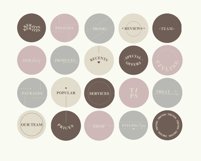 pink and gray hair salon instagram icons