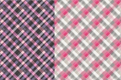 Pink and Grey Plaid Patterns Product Image 1