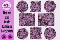 Pink and Lilac Blotchy Sublimation Backgrounds Product Image 1