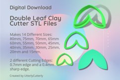 Double Leaf Clay Cutter - Cookie Cutter STL File Product Image 1