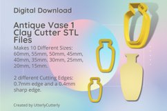 Antique Vase 1 Clay Cutter - Cookie Cutter STL File Product Image 1