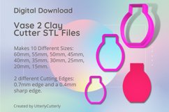 Vase 2 Clay Cutter - Cookie Cutter STL File Product Image 1