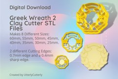 Greek Wreath 2 Clay Cutter - Cookie Cutter STL File Product Image 1