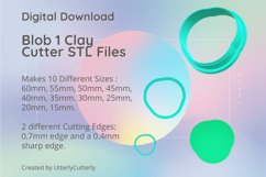 Blob 1 Clay Cutter - Cookie Cutter STL File Product Image 1