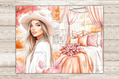GlamArtZhanna, Pink Autumn Junk Journal Pages, Coquette Fall Junk Journal Paper, Pretty Autumn Digital Collage Sheet, Cute Autumn Scrapbook Kit,  Autumn Girl Junk Journal Kit, Autumn Girl Journal Card, Pumpkin Journaling Pages, Fall Ephemera Pages, Autumn