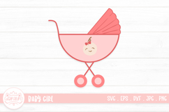 Baby Shower Girl Clipart Design Product Image 1