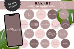 pink bakery instagram highlight covers