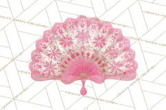 Rococo Christmas Clipart PNG, Pink and Gold Holiday Decor Product Image 5