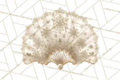 Rococo Christmas Clipart PNG, Pink and Gold Holiday Decor Product Image 3