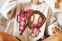 Baseball PNG, Baseball Mom PNG, Baseball Coquette PNG, Game Product Image 3