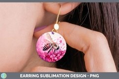 GorgeousPink Round Earrings design.