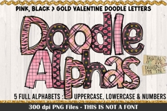 Alphabet Bundle - 10 Sets / Doodle Alphabet / Christmas Product Image 4