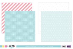 pink blue patterns