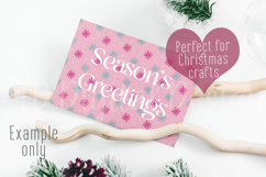 Pink Christmas Digital Paper Backgrounds | Seamless Patterns Product Image 7