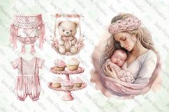 Pink Boho Baby Shower Sublimation Product Image 7