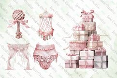 Pink Boho Baby Shower Sublimation Product Image 6