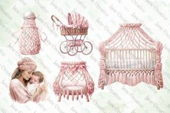 Pink Boho Baby Shower Sublimation Product Image 4