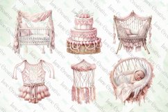 Pink Boho Baby Shower Sublimation Product Image 3