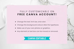 Editable Pink Bow Baby Shower Invitation Canva Template Product Image 8