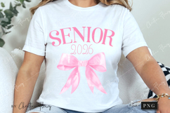 Coquette Pink Senior 2026 PNG Product Image 3