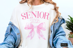 Coquette Pink Senior 2026 PNG Product Image 5