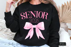 Coquette Pink Senior 2026 PNG Product Image 6