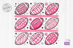 Pink Breast Cancer Football PNG Product Image 2