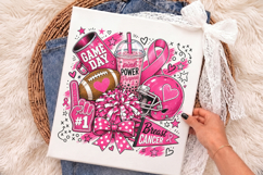 Pink Breast Cancer PNG, In October We Wear Pink Design Product Image 3
