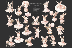 GlamArtZhanna, Pink Bunny clipart, Pink Bunny png, Ballerina Bunny png, Rabbit Baby Shower, pink Baby Shower png, Baby girl clipart, Pink birthday png, Girl Birthday png, Pink Girl Birthday, pink bunny image, pink Nursery clipart, Baby Shower clipart, Pin