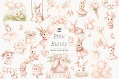 GlamArtZhanna, Pink Bunny clipart, Pink Bunny png, Ballerina Bunny png, Rabbit Baby Shower, pink Baby Shower png, Baby girl clipart, Pink birthday png, Girl Birthday png, Pink Girl Birthday, pink bunny image, pink Nursery clipart, Baby Shower clipart, Pin