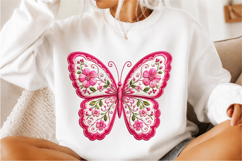 Pink Butterfly PNG Design Product Image 3