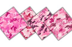 Pink Camo Traditional Camouflage Pattern for Designs Product Image 2