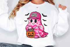 Candy Hunter Ghost Cute Halloween Camouflage Ghost PNG Product Image 3