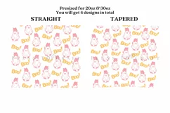 pink cat ghost halloween skinny tumbler sublimation wrap with high resolution and transparant background are for 20oz and 30oz skinny tumbler