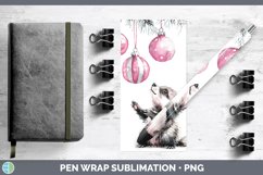GorgeousPink Christmas Pen Wrap design.