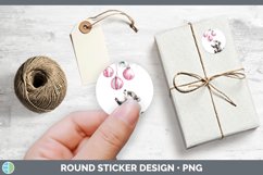 GorgeousPink Christmas Stickers design.