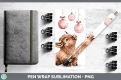 GorgeousPink Christmas Pen Wrap design.