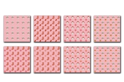 Pink Christmas Seamless Pattern Mega Bundle Digital Papers Product Image 3