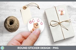 GorgeousPink Christmas Stickers design.