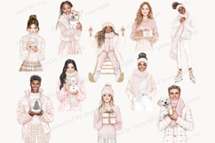 GlamArtZhanna, Christmas clipart, Christmas png, Blush Christmas png, Pink Christmas png, Pink Xmas clipart, Pink winter png, Pink winter clipart, Girly Christmas png, Cute Christmas png, Chic Christmas png, Christmas Graphics, Holiday clipart, Christmas 