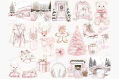 GlamArtZhanna, Christmas clipart, Christmas png, Blush Christmas png, Pink Christmas png, Pink Xmas clipart, Pink winter png, Pink winter clipart, Girly Christmas png, Cute Christmas png, Chic Christmas png, Christmas Graphics, Holiday clipart, Christmas 