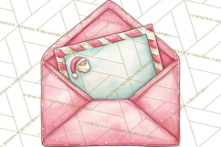 Pink Christmas Town Clipart PNG, Pastel Winter Clip Art Product Image 5